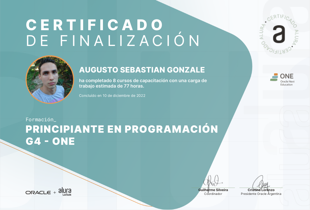 Formacion Principiante en programacion